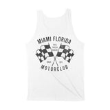 Miami Tank Top in White - back view
