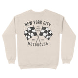 New York Crewneck in Natural - back view