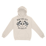 New York Hoodie in Natural - front view