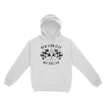 New York Motorclub Hoodie White front