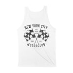 New York Tank Top in White - back view