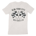 New York Motorclub T-Shirt Vintage_White back