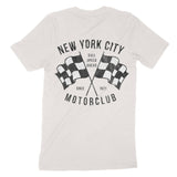 New York Motorclub T-Shirt Vintage_White back