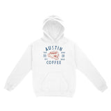 Austin Hoodie in White - front view
