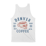 Denver Coffee Company Tank Top White back