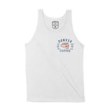 Denver Coffee Company Tank Top White front