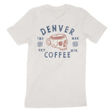 Denver Coffee Company T-Shirt Vintage White back