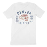 Denver Coffee Company T-Shirt White back