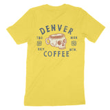 Denver Coffee Company T-Shirt Yellow back