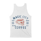 Miami Coffee Company Tank Top White back