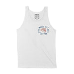 Miami Coffee Company Tank Top White front