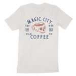 Miami Coffee Company T-Shirt Vintage White back