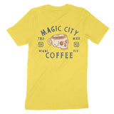 Miami Coffee Company T-Shirt Yellow back