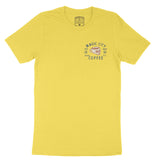 Miami Coffee Company T-Shirt Yellow front