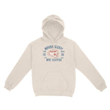 New York Coffee Company Hoodie in Natural - front view