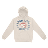 New York Hoodie in Natural - front view