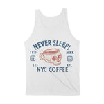 New York Coffee Company Tank Top White back