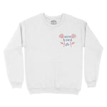 Austin Flower Shop Crewneck White front