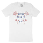 Austin Flower Shop T-Shirt White front