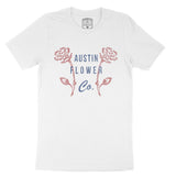 Austin Flower Shop T-Shirt White front