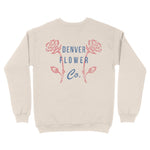 Denver Crewneck in Natural - back view