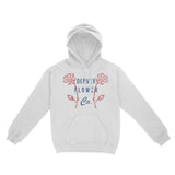 Denver Flower Shop Hoodie White front
