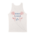 Denver Flower Shop Tank Top in Vintage - back view