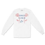 Denver Longsleeve in White - front view