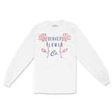 Denver Longsleeve in White - front view