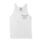 Miami Flower Shop Tank Top White front