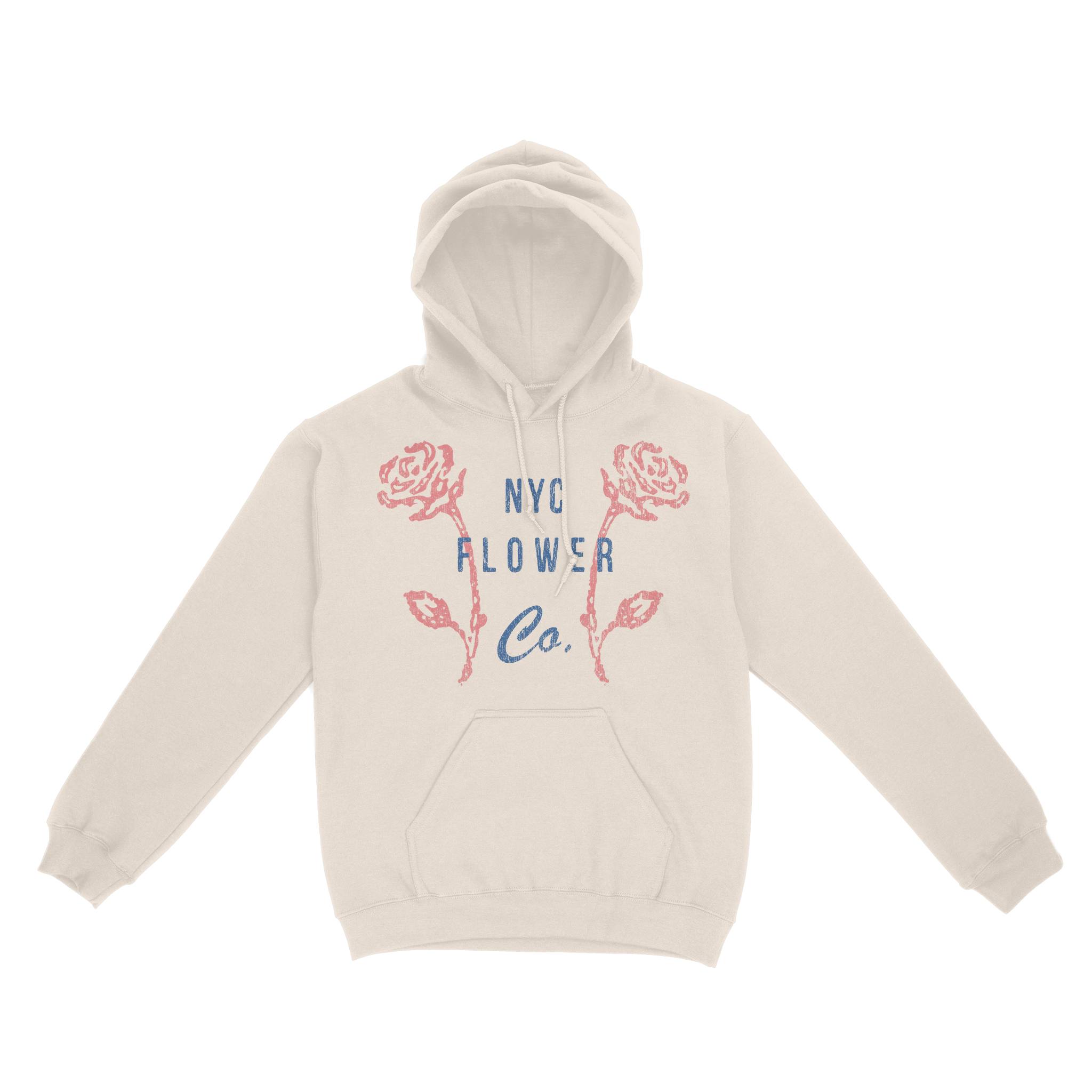 New York Hoodie in Natural - front view