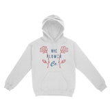 New York Flower Shop Hoodie White front