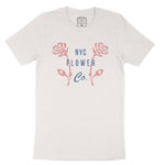 New York Flower Shop T-Shirt in Vintage - front view