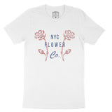 New York Flower Shop T-Shirt White front