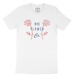 New York T-Shirt in White - front view