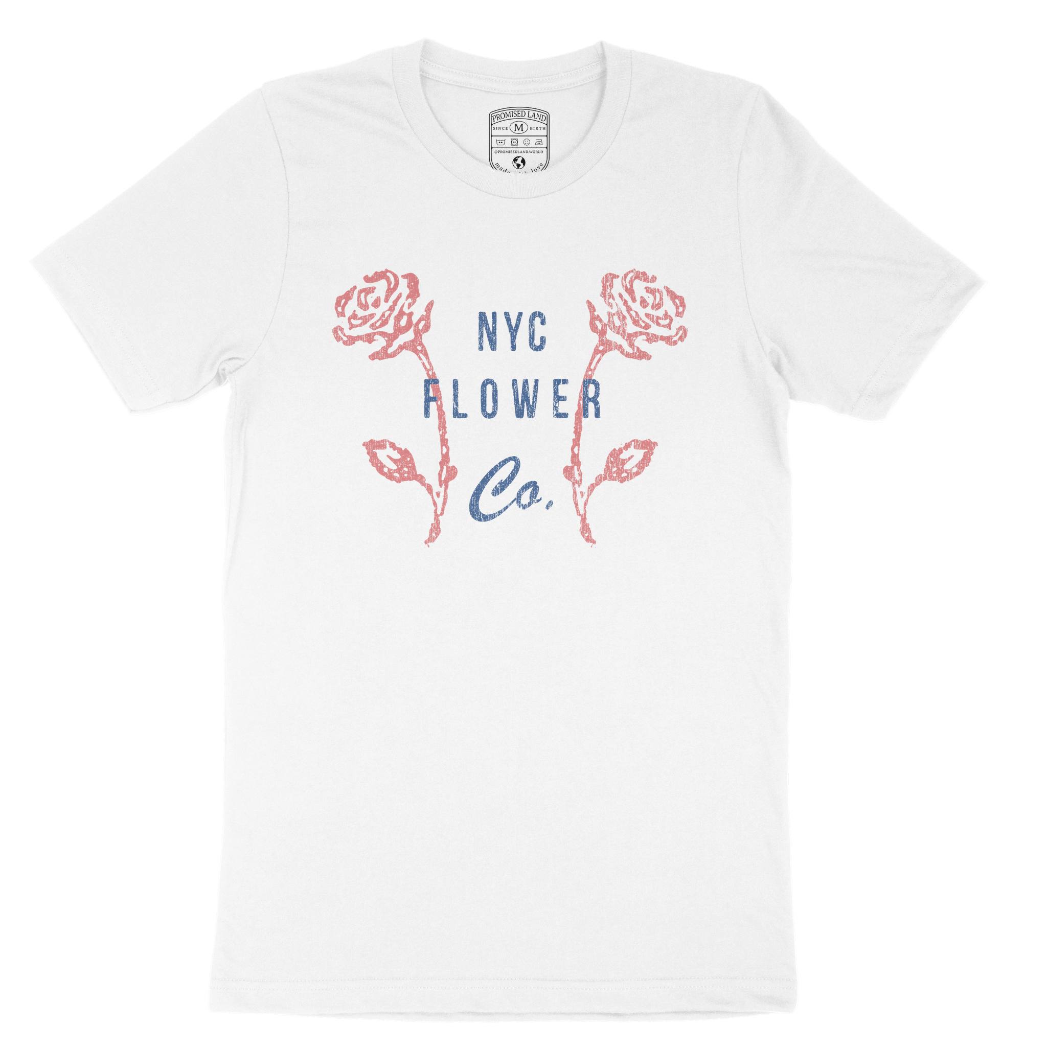 New York T-Shirt in White - front view