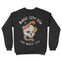 Miami Crewneck in Black - back view