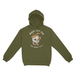 Miami Hoodie in Military Green - front view