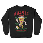 Austin Pizza Boy Crewneck Black back