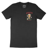Austin T-Shirt in Black - front view