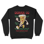 Denver Pizza Boy Crewneck Black back