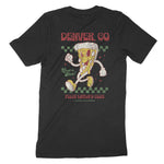Denver Pizza Boy T-Shirt Black back