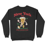 New York Crewneck in Black - back view