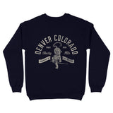 Denver Tiger Blade Crewneck Navy back