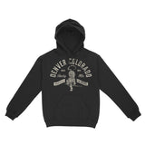 Denver Hoodie in Black - front view