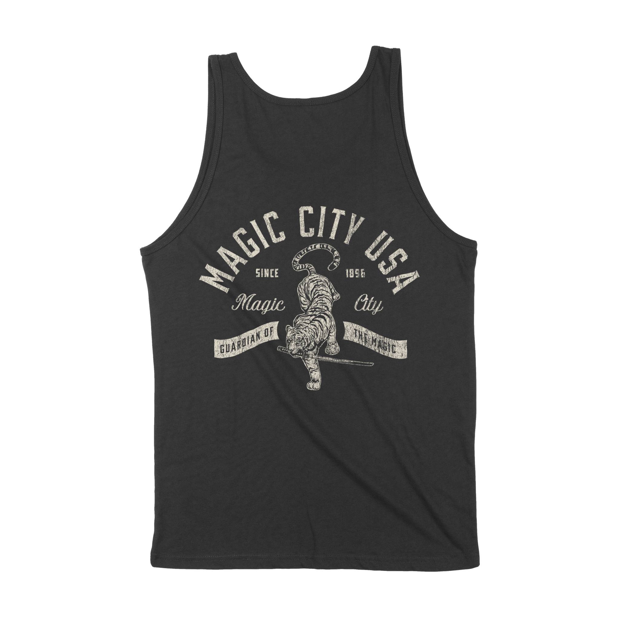 Miami Tank Top in Black - back view