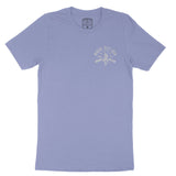 Miami Tiger Blade T-Shirt Lavender Blue front