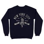 New York Tiger Blade Crewneck Navy back