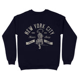 New York Tiger Blade Crewneck Navy back