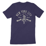 New York Tiger Blade T-Shirt Navy back